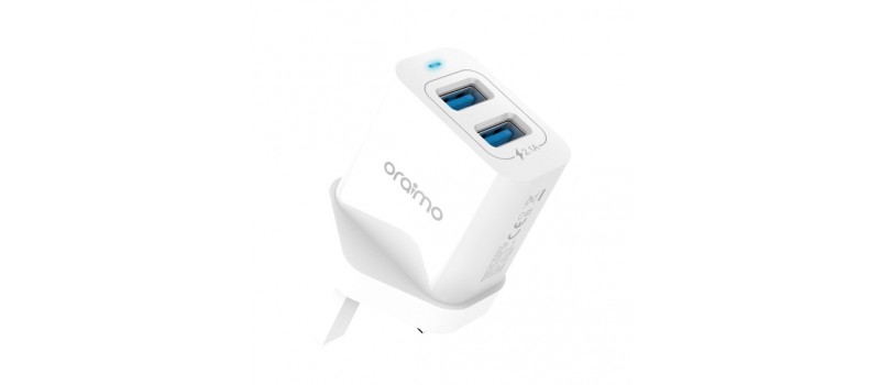 Charge-Oraimo-Dual USB-OCW-U61D-white