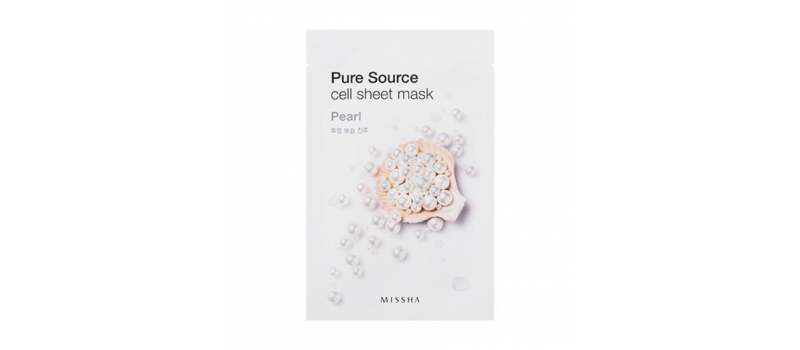 Missha Pure Source Cell Sheet Mask (Pearl) 8806185741859