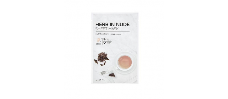 Missha Herb In Nude Sheet Mask (Nutrition  Care) 8809530032992