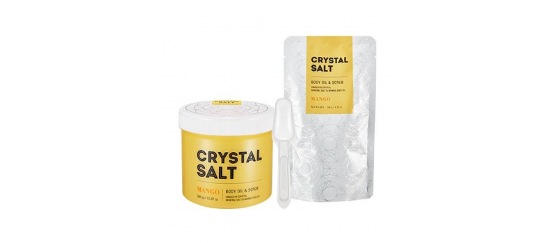 Crystal Salt Body Oil And Scrub Mango 8806185791625