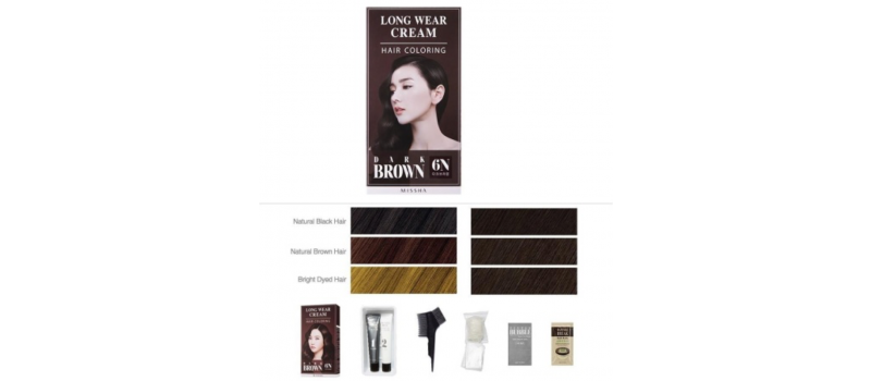 Long Wear Hair Coloring Dark Brown