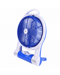 Cyber 12 Inch Rechargeable Oscillating fan With LED Lamp, CYFL-7735