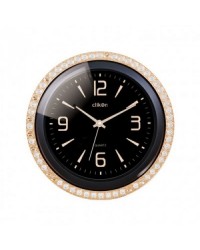 Clikon WALL CLOCK ROUND SHAPE WITH BLACK COLOR - CK1111