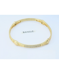  18 K gold plated Bangle 2pcs