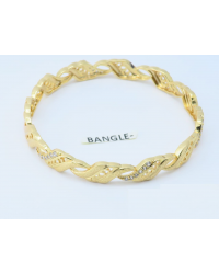  18 K gold plated Bangle 2pcs