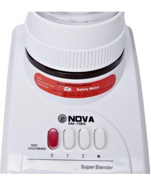 Nova 400 Watts Multi-functional Blender, White - Nm73bg