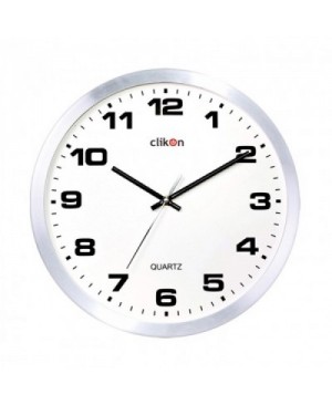 Clikon WALL CLOCK ROUND SHAPE WITH WHITE COLOR - CK1114