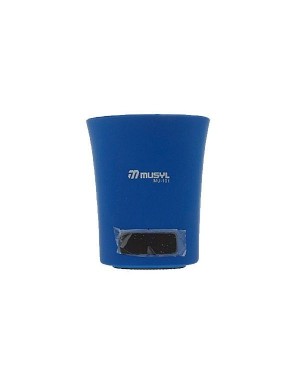 Musyl MU-101 LCD Portable Bluetooth Speaker - Blue