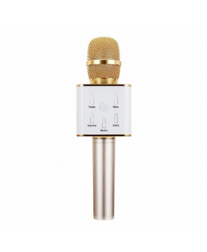 Portable Wireless Karaoke Microphone Q07  [Gold, Pink, Black]
