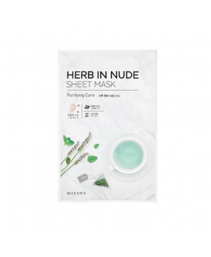 Missha Herb In Nude Sheet Mask (Purifying  Care) 8809530033012